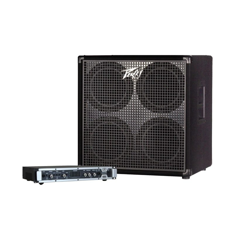 PEAVEY Headliner 1000 + Headliner 410 หัวแอมป์เบส 1,000 พร้อม ตู้คาบิเนท 4×10 นิ้ว 1,600 วัตต์