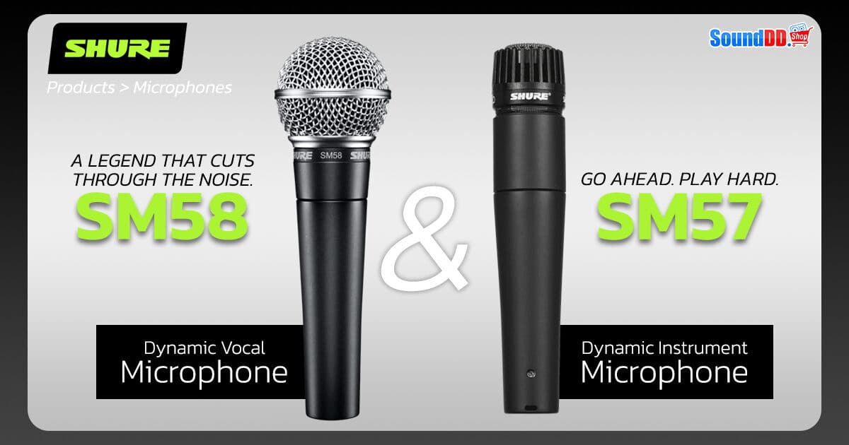 SHURE SM58 & SM57 Review