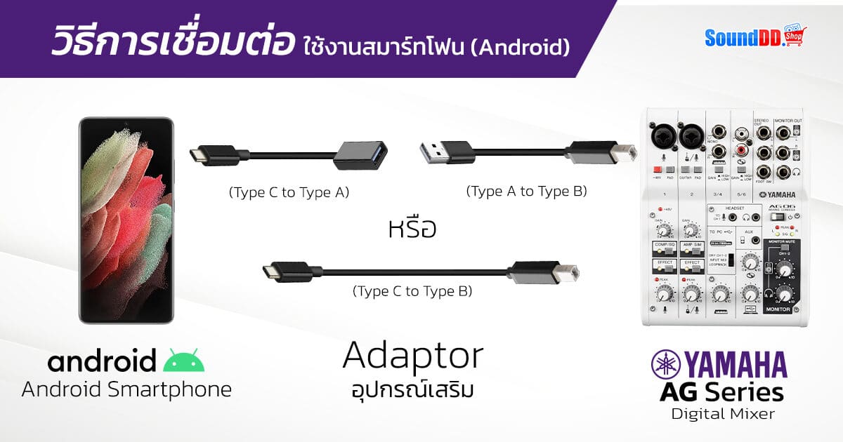how to connect yamaha ag with smartphone 1