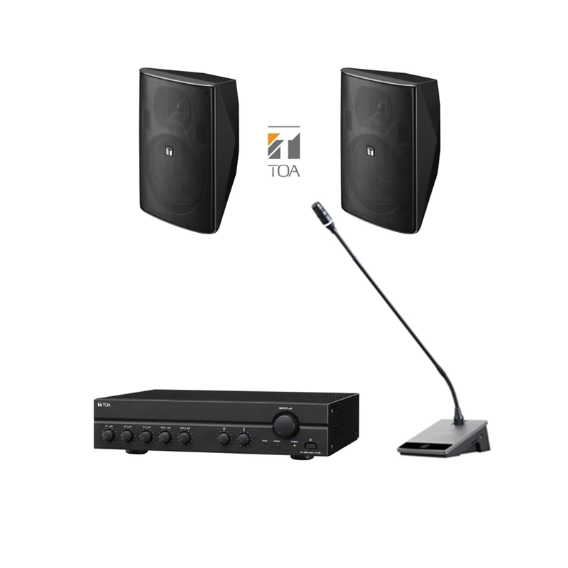 TOA A-2240-H + TOA F-2000BTWP + SOUNDVISION GMX-48