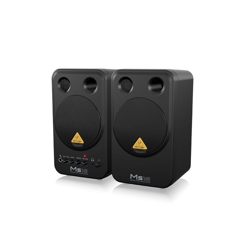 BEHRINGER MS16 ตู้ลำโพงมอนิเตอร์สตูดิโอ ขนาด 4 นิ้ว 16 วัตต์ มีแอมป์ในตัว - Image 3