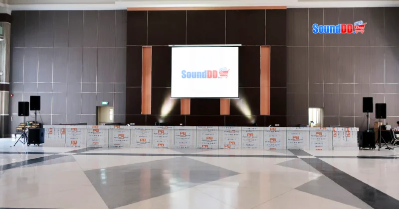 ผลงานการติดตั้ง ระบบเสียงเวทีการแสดง Live Sound