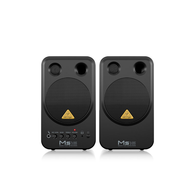 BEHRINGER MS16 ตู้ลำโพงมอนิเตอร์สตูดิโอ ขนาด 4 นิ้ว 16 วัตต์ มีแอมป์ในตัว - Image 2