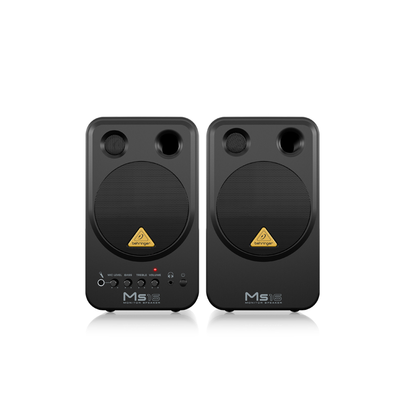 BEHRINGER MS16 ตู้ลำโพงมอนิเตอร์สตูดิโอ ขนาด 4 นิ้ว 16 วัตต์ มีแอมป์ในตัว - Image 2