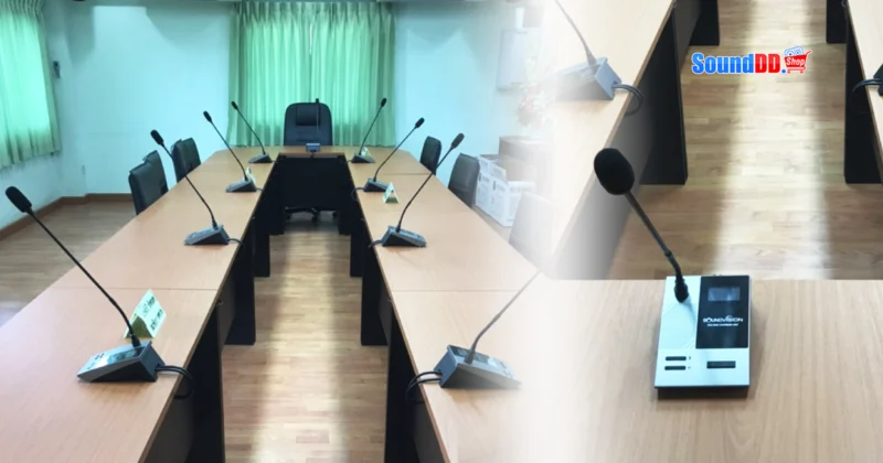 ผลงานติดตั้ง ระบบเสียงห้องประชุม