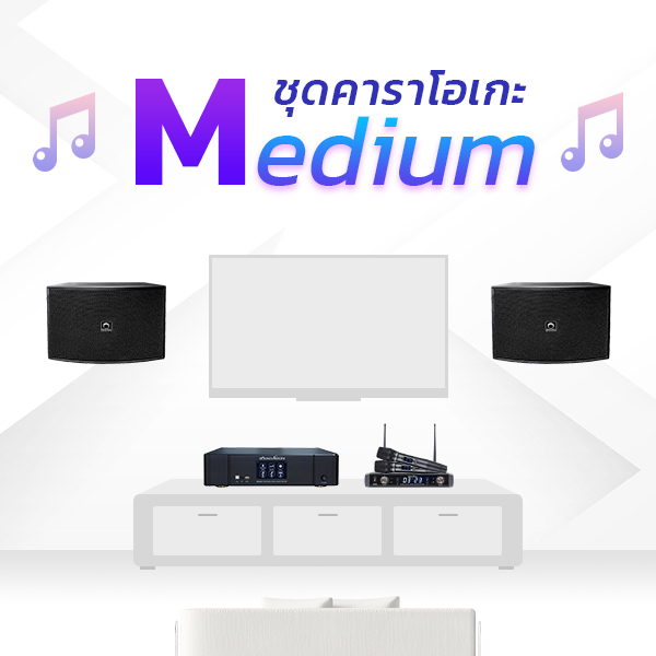 ชุดคาราโอเกะ ห้องขนาดกลาง (25 - 100 ตรม.)