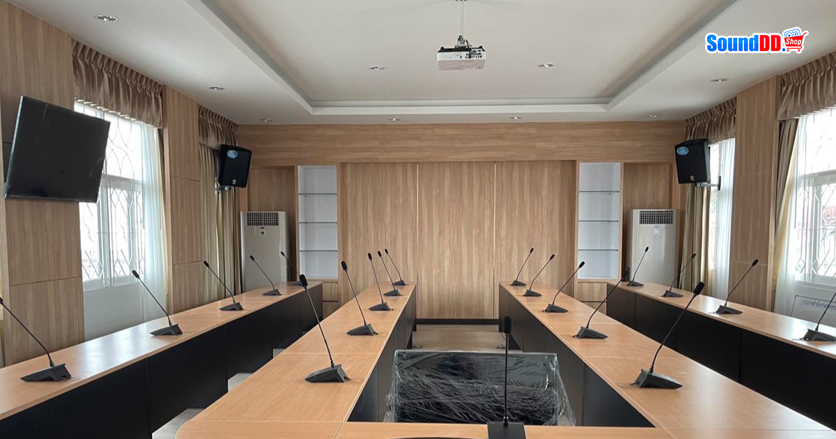 ผลงานการติดตั้ง ระบบเสียงห้องประชุม สำนักงานสุขภาพเขต 4 จังหวัด สระบุรี