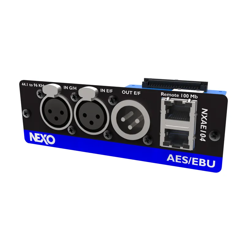 NEXO NXAE104 AES/EBU Network Card สำหรับ NXAMP.