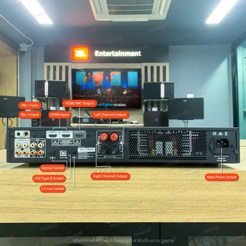 ชุดคาราโอเกะ JBL BEYOND 3K10 (ลำโพง Ki510 แอมป์ BEYOND 3) - Image 8