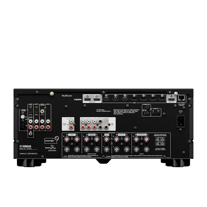 YAMAHA RX-A4A AV Receiver 7.2 แชนแนล Wi-Fi, Bluetooth®, AirPlay 2, Spotify Connect และระบบเสียงหลายห้อง ระบบเสียงเซอร์ราวด์ พร้อม Zone2 - Image 3