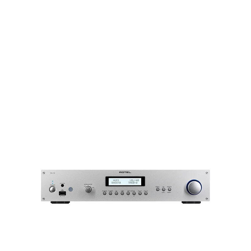 ROTEL RA-12 Integrated Amplifier 2x60 วัตต์ คลาส AB พร้อม USB ที่แผงด้านหน้าสำหรับอุปกรณ์ Apple iOS