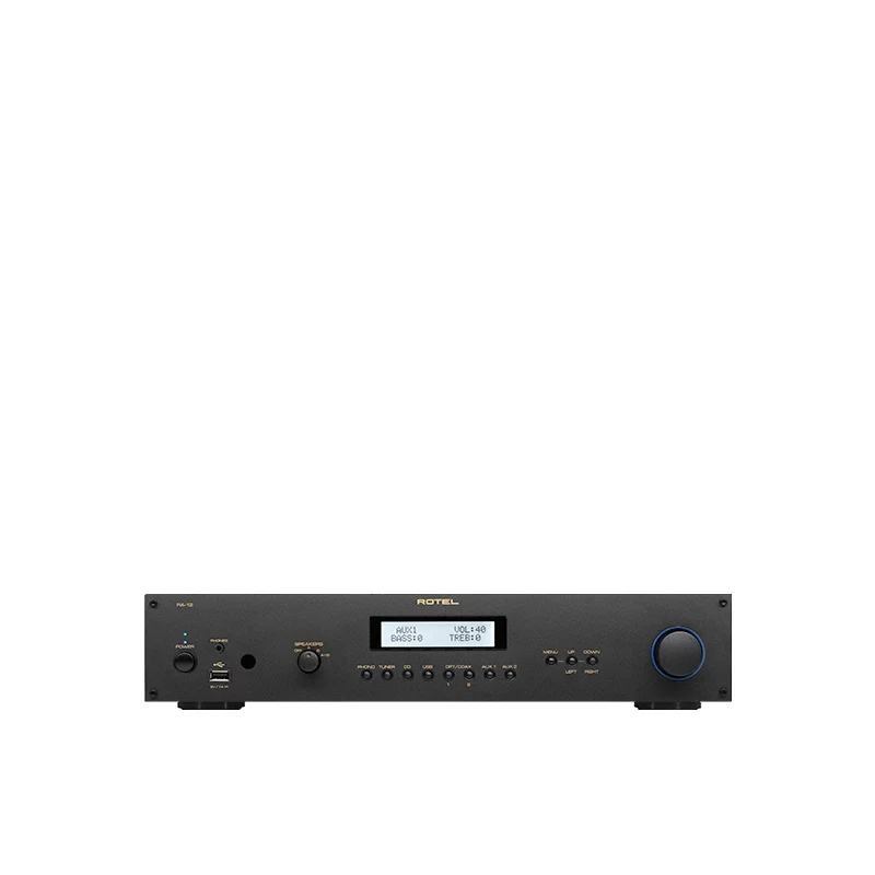 ROTEL RA-12 Integrated Amplifier 2x60 วัตต์ คลาส AB พร้อม USB ที่แผงด้านหน้าสำหรับอุปกรณ์ Apple iOS - Image 2