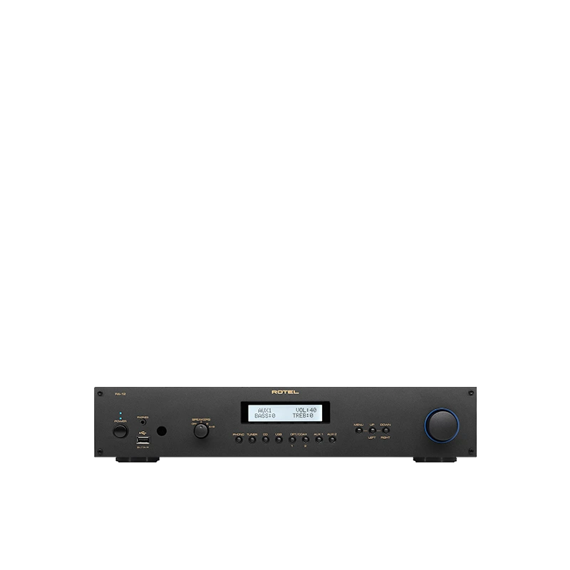 ROTEL RA-12 Integrated Amplifier 2x60 วัตต์ คลาส AB พร้อม USB ที่แผงด้านหน้าสำหรับอุปกรณ์ Apple iOS - Image 2