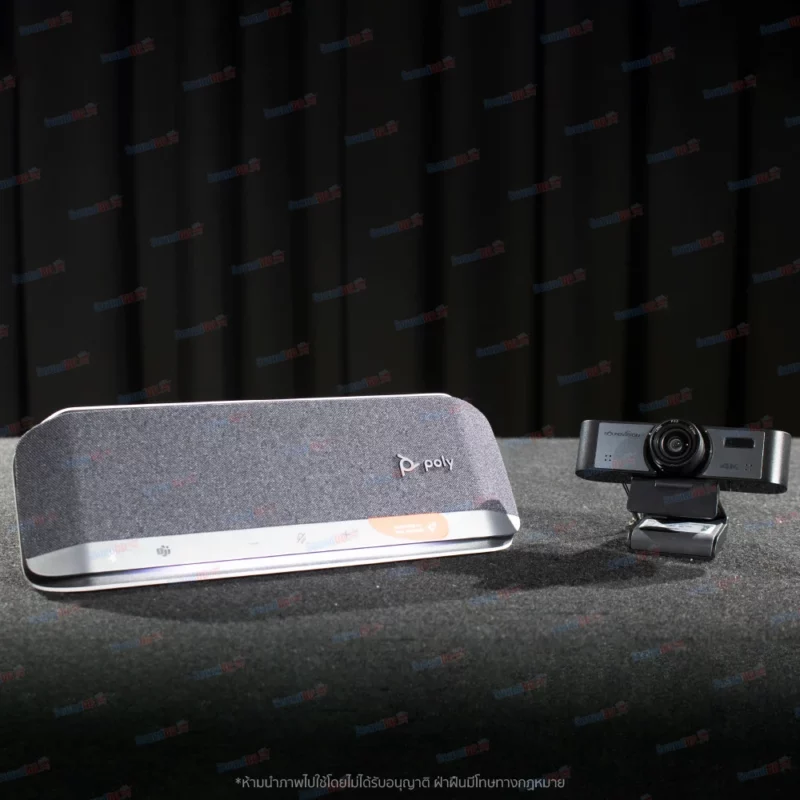 กล้อง SOUNDVISION VC-4K mini พร้อมสปีกเกอร์โฟน POLY SYNC 40+ สำหรับประชุมออนไลน์ - Image 3