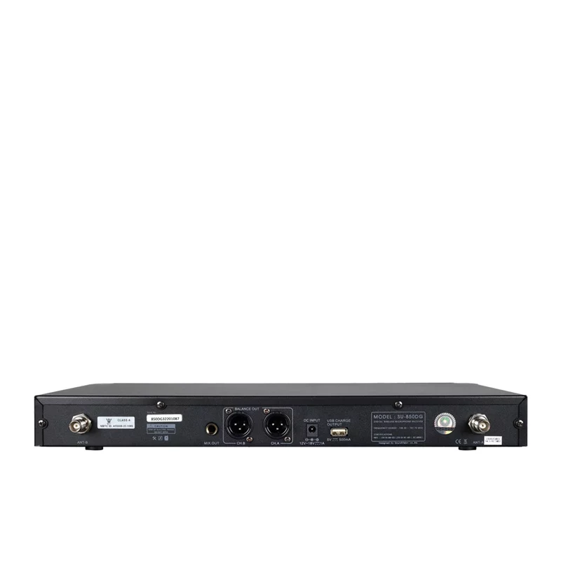 SOUNDVISION SU-850DG ชุดไมค์ลอย ดิจิตอล มือถือคู่ ย่าน UHF พร้อมระบบ Rechargeable Batteries - Image 5