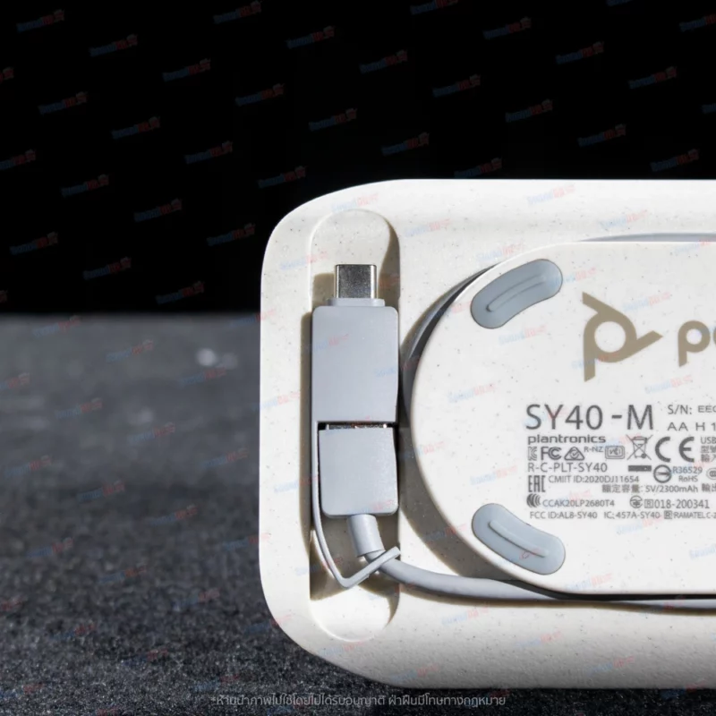 POLY SYNC 40+ สปีกเกอร์โฟน พร้อม Dongle USB-A บลูทูธ 5.1 มี Bass reflex ในตัว รองรับภาษาไทย - Image 5