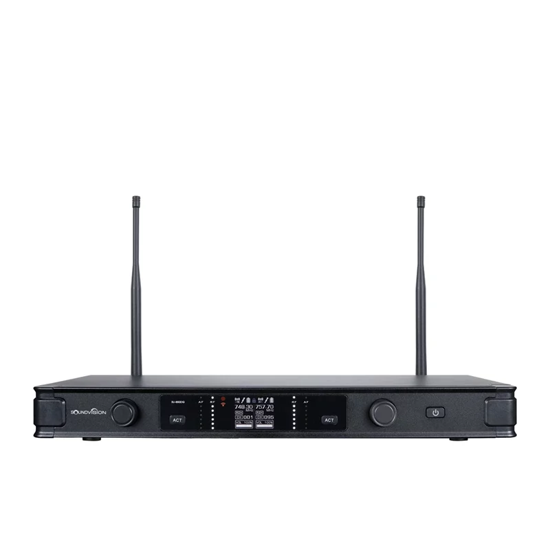 SOUNDVISION SU-850DG ชุดไมค์ลอย ดิจิตอล มือถือคู่ ย่าน UHF พร้อมระบบ Rechargeable Batteries - Image 4