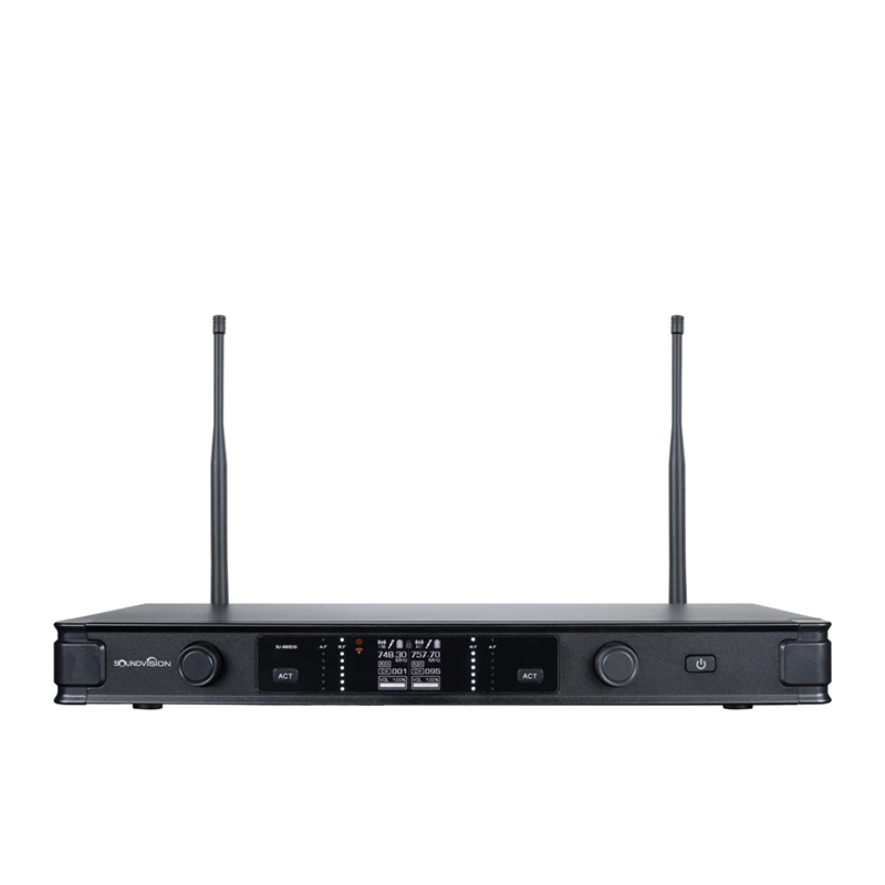 SOUNDVISION SU-850DG ชุดไมค์ลอย ดิจิตอล มือถือคู่ ย่าน UHF พร้อมระบบ Rechargeable Batteries - Image 4