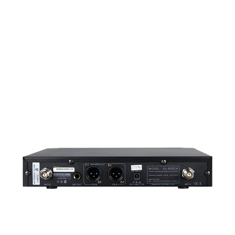 SOUNDVISION SU-850DA ชุดไมค์ลอยดิจิตอล มือถือคู่ ย่าน UHF - Image 5