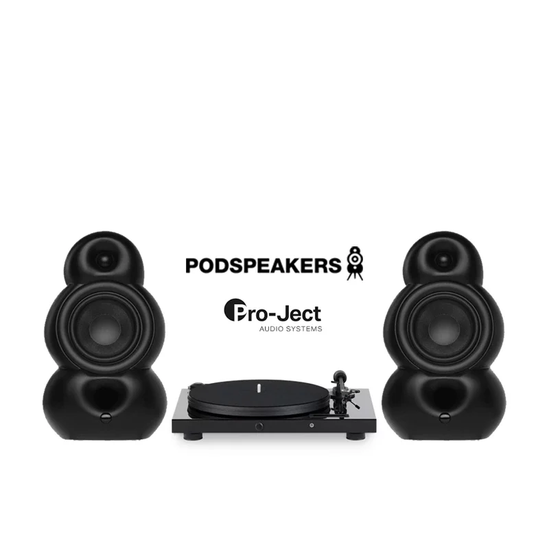 PRO-JECT Juke Box E + MiniPod MK4 ลำโพงฟังเพลง พร้อมเครื่องเล่นแผ่นเสียงไวนิล
