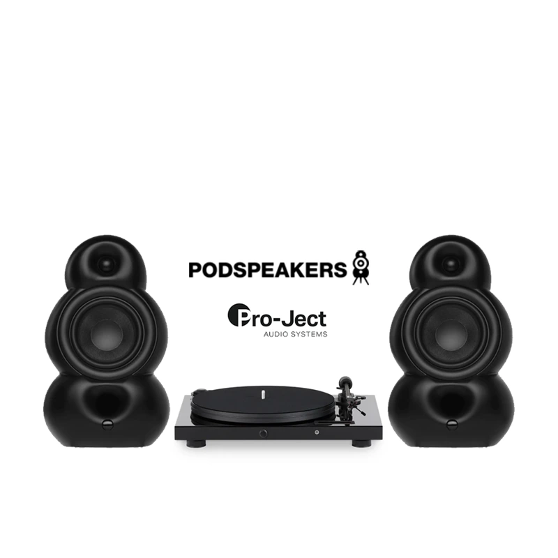 PRO-JECT Juke Box E + MiniPod MK4 ลำโพงฟังเพลง พร้อมเครื่องเล่นแผ่นเสียงไวนิล