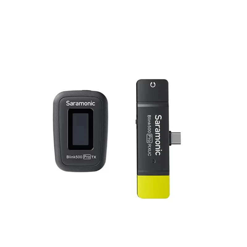 SARAMONIC Blink500 Pro B5 ไมโครโฟนไร้สายติดสมาร์ทโฟน แบบ Dual-Channel 2.4GHz พร้อมจอแสดงผล OLED (สำหรับ Android)