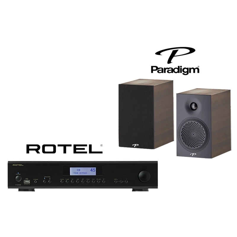 PARADIGM Premier 100B + ROTEL A14MKII