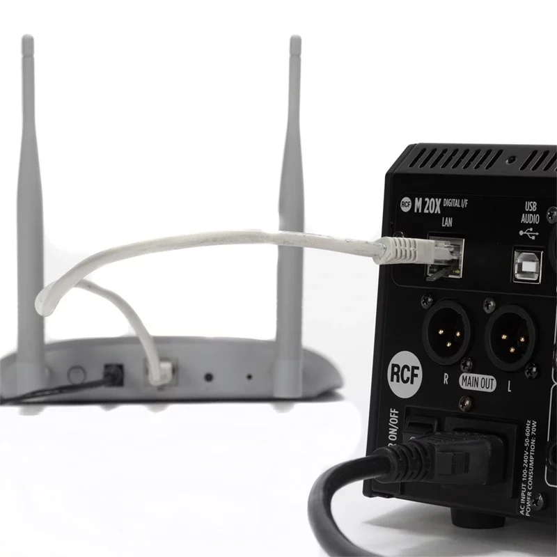RCF M 20X มิกเซอร์ ดิจิตอล 20 ชาแนล 16 mic preamps และ 4 line inputs 24 x 24 CH USB Audio Interface (24-bit/48 kHz) - Image 2