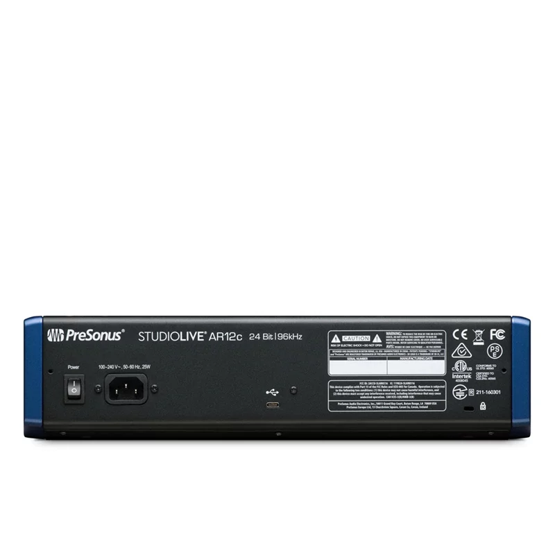 PRESONUS StudioLive AR12c มิกเซอร์ อนาล็อก 12 ชาแนล รองรับ USB-C Audio Interface / Stereo SD Recorder - Image 3