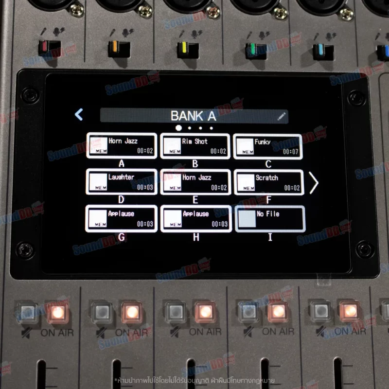 ZOOM PODTRAK P8 Podcast Recorder บันทึกพร้อมกันได้ถึง 13 track อินพุตไมค์ 6 ช่อง พร้อมขั้วต่อ XLR - Image 12