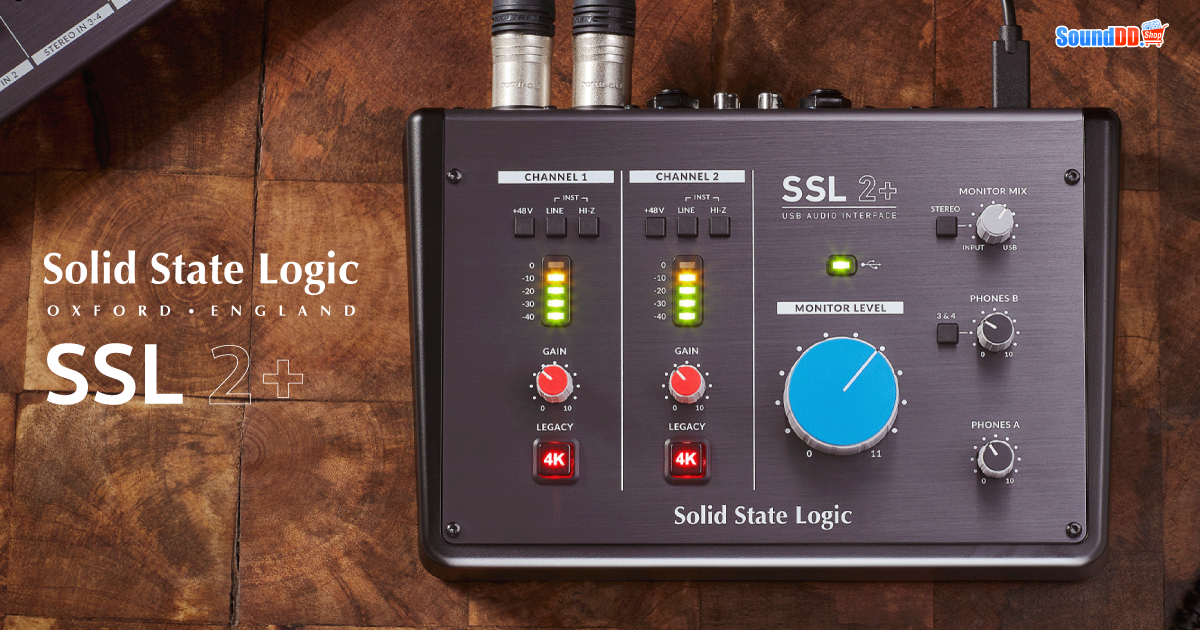 คุณสมบัติ Solid State Logic SSL2+