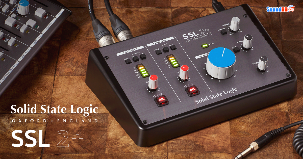 ออดิโอ อินเตอร์เฟส Solid State Logic SSL2+