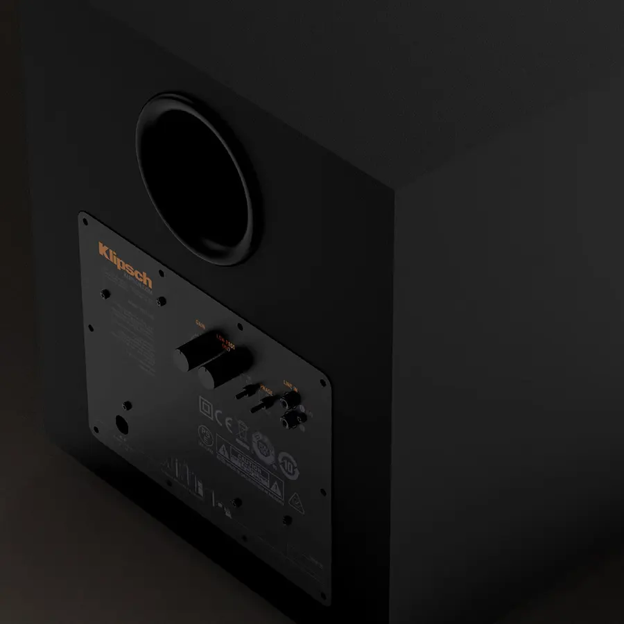 KLIPSCH KD-10SW-อินพุตด้านหลัง