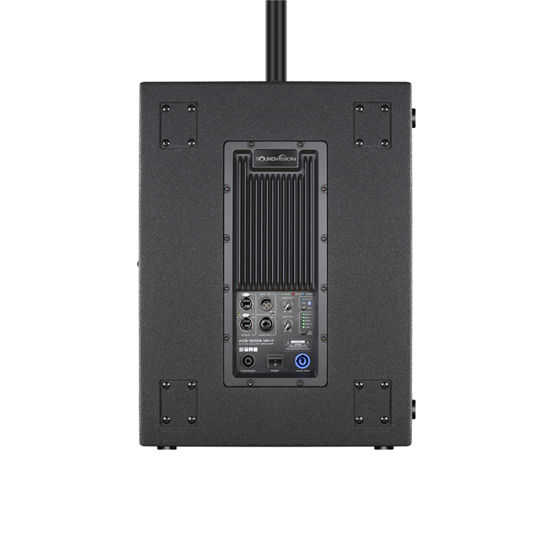 SOUNDVISION-ACS-1500MK2 แผงควบคุมด้านหลัง
