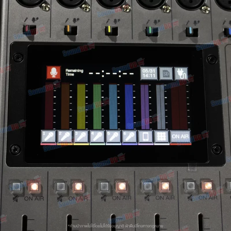 ZOOM PODTRAK P8 Podcast Recorder บันทึกพร้อมกันได้ถึง 13 track อินพุตไมค์ 6 ช่อง พร้อมขั้วต่อ XLR - Image 9