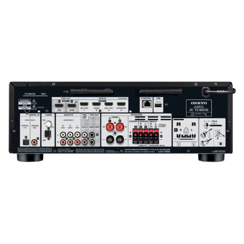 ONKYO TX-NR5100 8K AV Receiver 7.2 ชาแนล 165 วัตต์ต่อชาแนล - Image 3