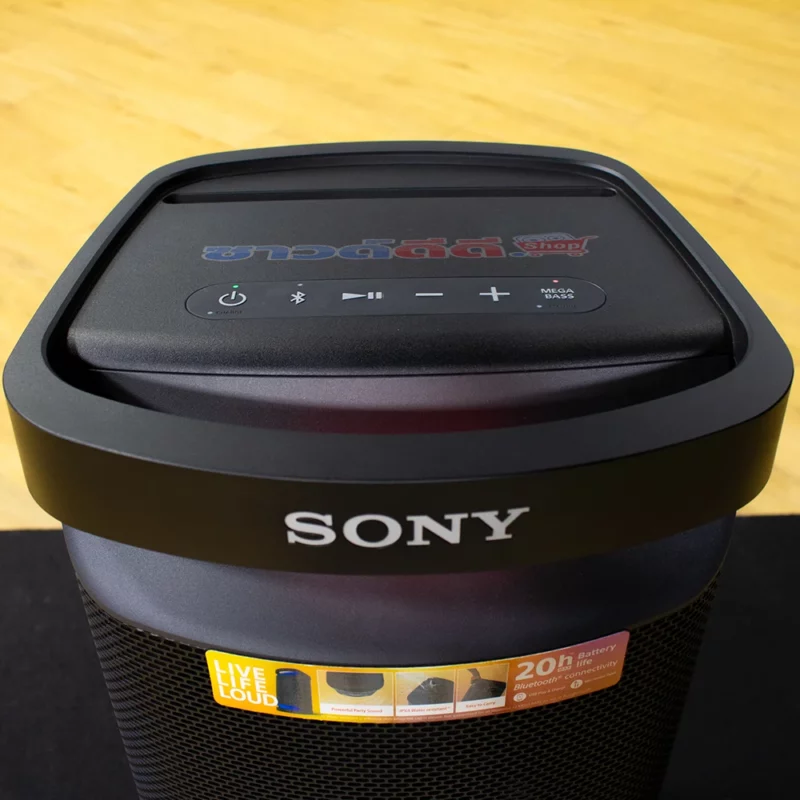 SONY SRS-XP500 ลำโพงไร้สายแบบพกพา กันน้ำ IPX4 การชาร์จอย่างรวดเร็ว การใช้งานแบตเตอรี่ 20 ชั่วโมง และ MEGA BASS - Image 7