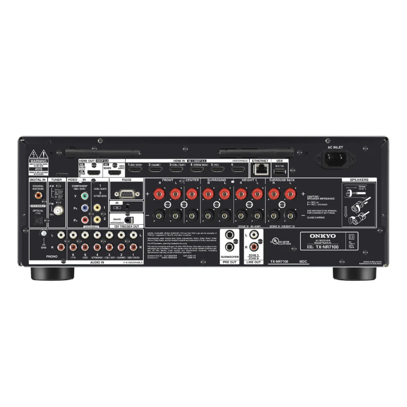 ONKYO TX-NR7100 THX Certified AV Receiver 9.2 ชาแนล 220 วัตต์ต่อชาแนล - Image 3
