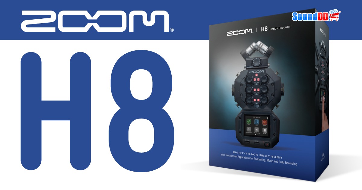 Zoom H8 อุปกรณ์ในกล่อง