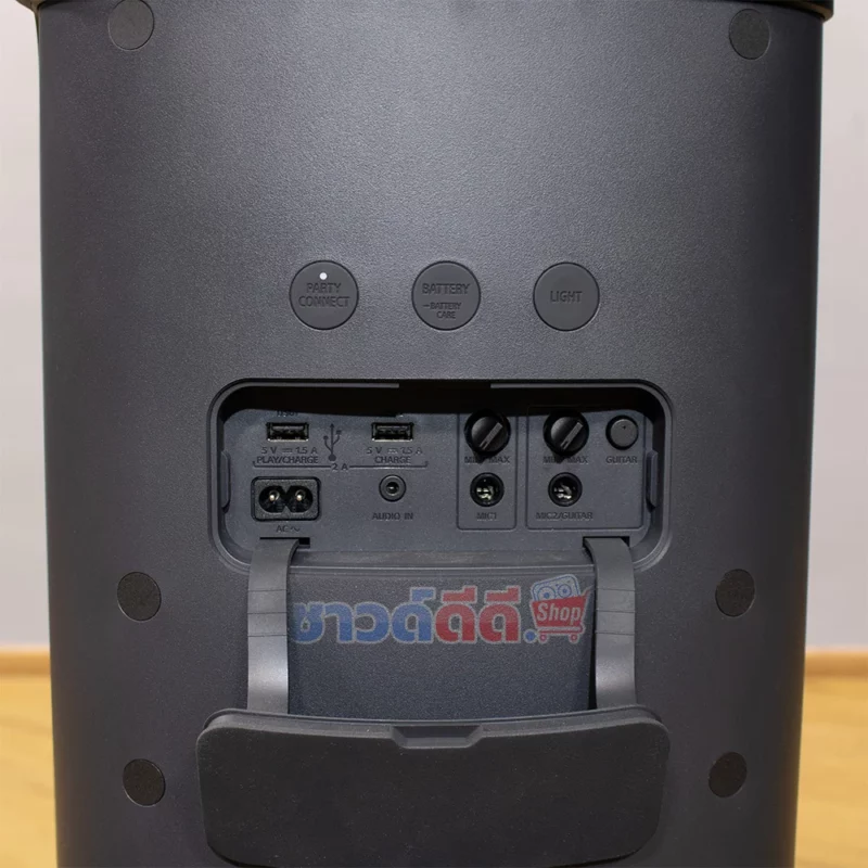 SONY SRS-XP500 ลำโพงไร้สายแบบพกพา กันน้ำ IPX4 การชาร์จอย่างรวดเร็ว การใช้งานแบตเตอรี่ 20 ชั่วโมง และ MEGA BASS - Image 8
