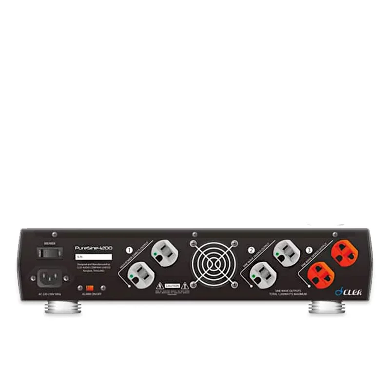 CLEF AUDIO PURESINE-1200 เครื่องกรองไฟ 6 ช่องเสียบ สำหรับชุดเครื่องเสียงและโฮมเธียเตอร์ - Image 2