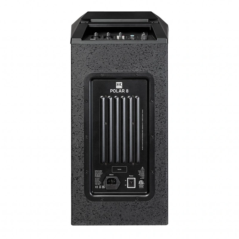 HK AUDIO POLAR 8 ลำโพง Active Column 6 x 2.5 นิ้ว ซับวูฟเฟอร์ 8 นิ้ว 1500 วัตต์ พร้อมมิกเซอร์ 3 ชาแนลในตัว - Image 6