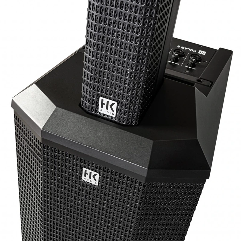 HK AUDIO POLAR 8 ลำโพง Active Column 6 x 2.5 นิ้ว ซับวูฟเฟอร์ 8 นิ้ว 1500 วัตต์ พร้อมมิกเซอร์ 3 ชาแนลในตัว - Image 9