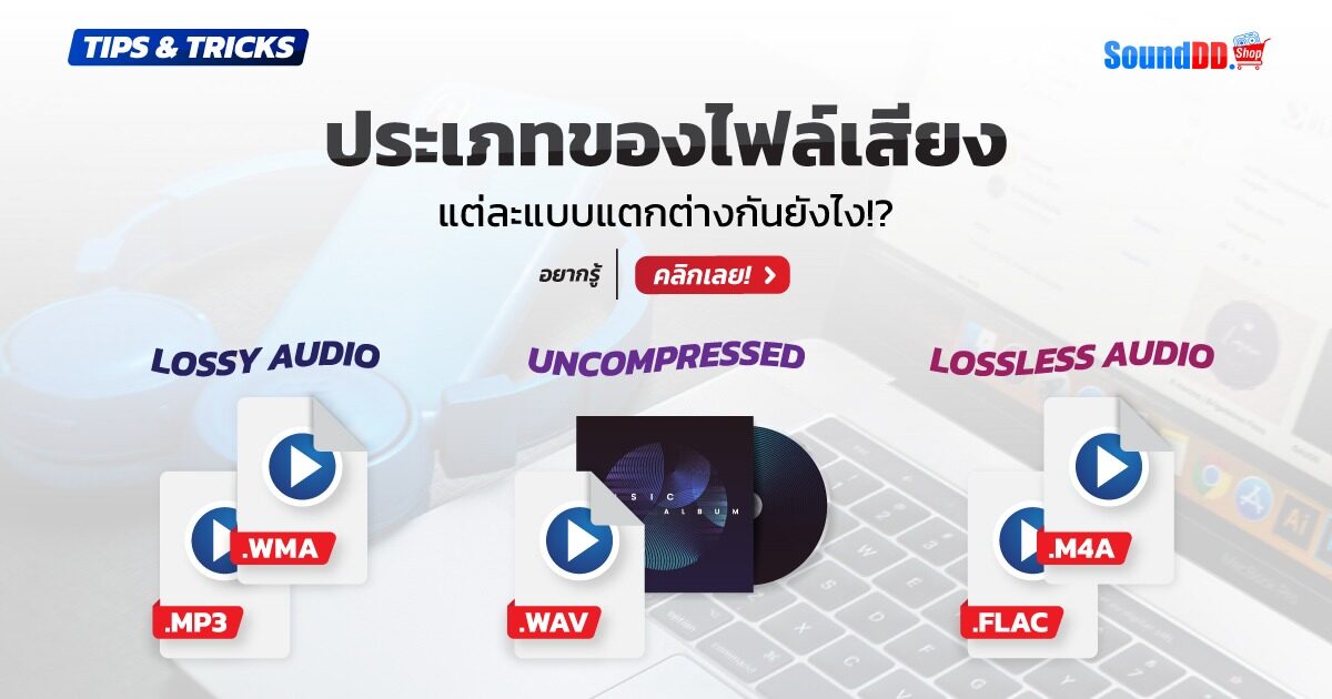 ประเภทของไฟล์เสียง