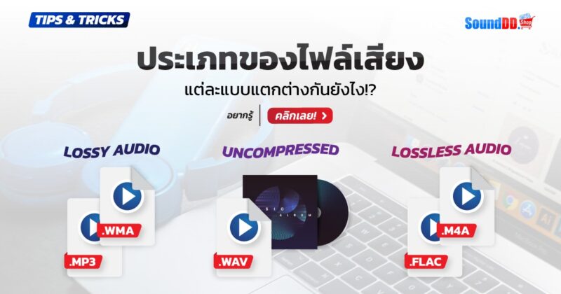 ประเภทของไฟล์เสียง