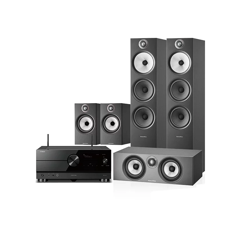 YAMAHA RX-A4A + B&W 603 S2 + 607 S2 + HTM6 S2