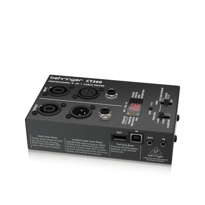เครื่องวัดสายสัญญาณ BEHRINGER CT200
