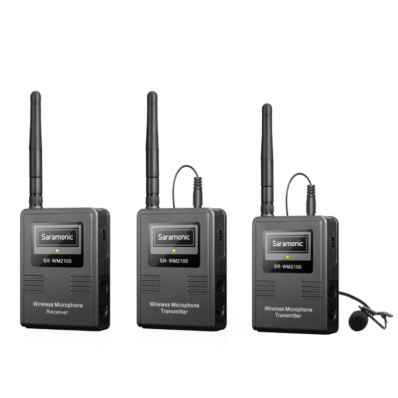 SARAMONIC SR-WM2100 ไมโครโฟนไร้สาย ติดกล้อง/สมาร์ทโฟน - Image 2