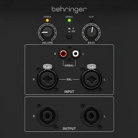 ข้างหลัง BEHRINGER SAT 1008 SUBA