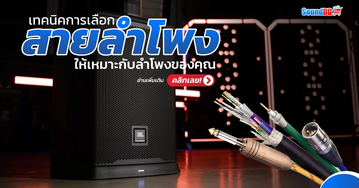 เทคนิคการเลือก สายลำโพง